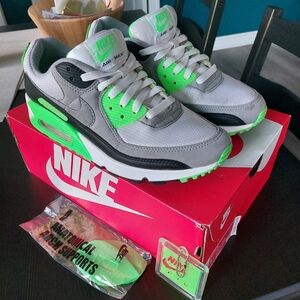 Nike Air Max 90s Lime Green Men's Size 9
